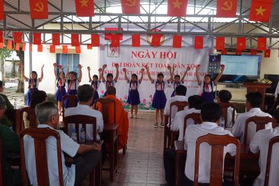 Tiết mục văn nghệ chào Ngày hội Đại đoàn kết toàn dân tộc