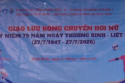 GIAO LƯU BÓNG CHUYỀN HƠI NỮ KỶ NIỆM 79 NĂM NGÀY THƯƠNG BINH – LIỆT SĨ (27/7/1947 – 27/7/2026)